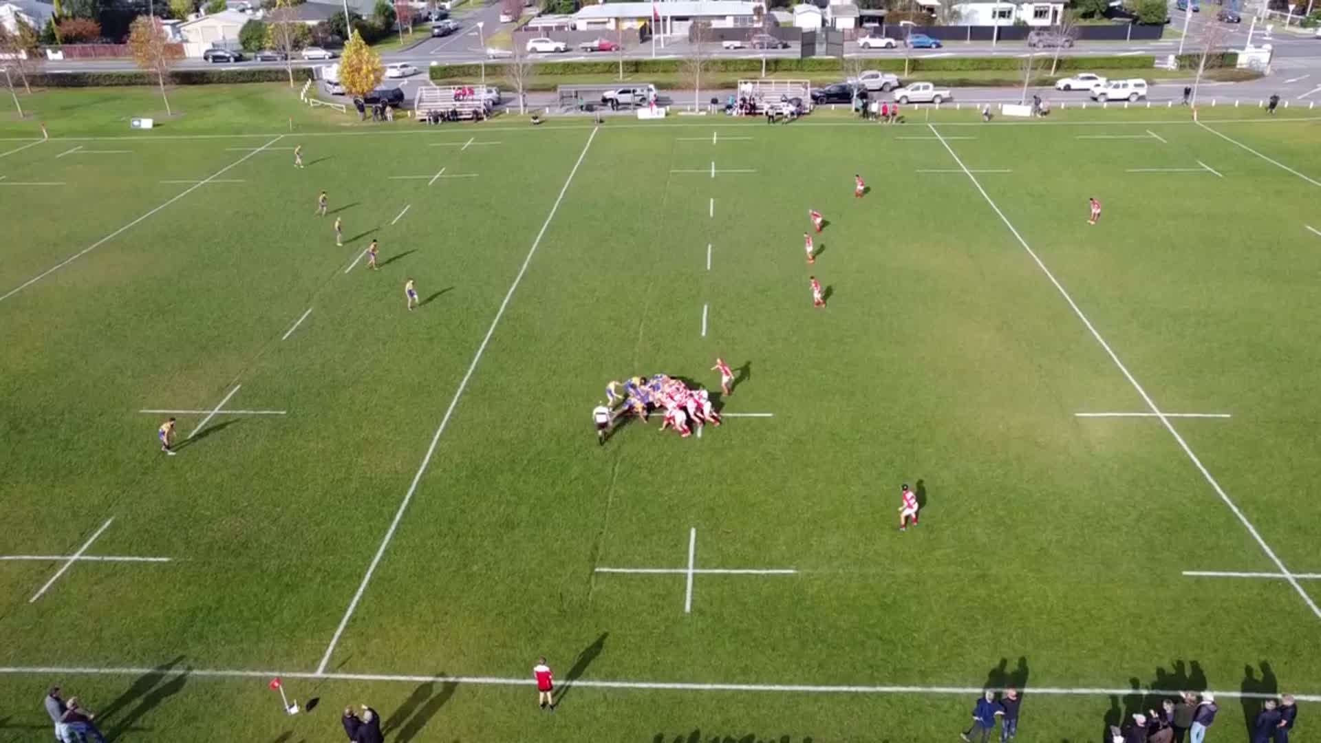 Drone view St John's Hamilton game - Noah Rogers highlights - Hudl